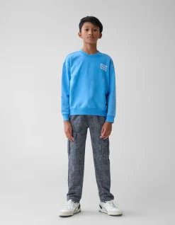 Cargo Broek Ruiten Donkerblauw