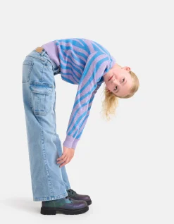 Cargo Denim Jeans Mediumstone