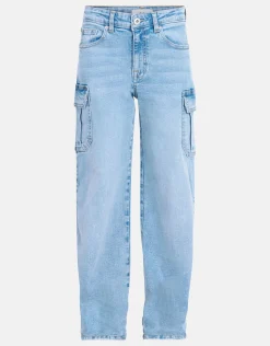 Cargo Denim Jeans Mediumstone
