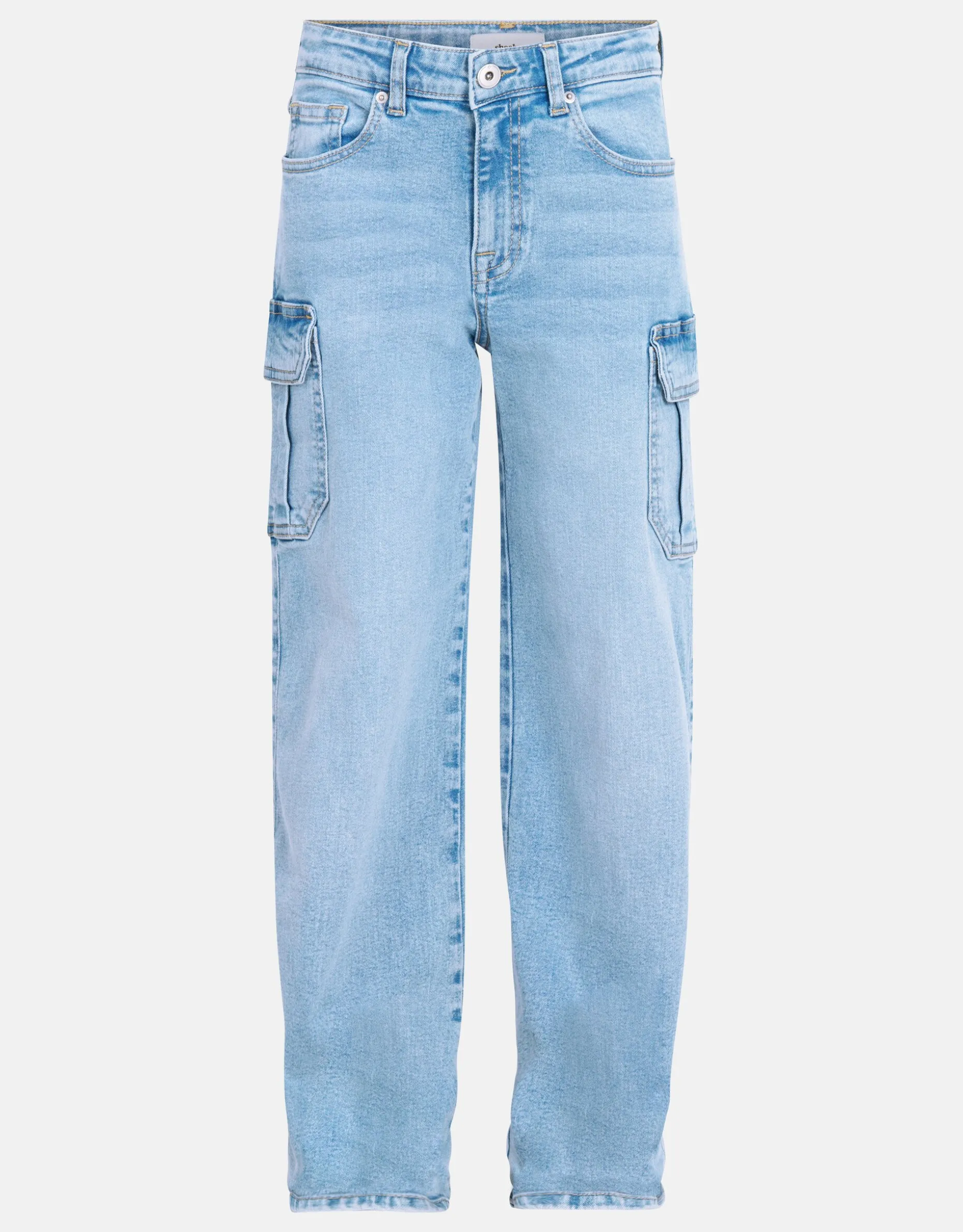 Cargo Denim Jeans Mediumstone