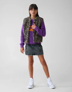 Cargo Denim Rok Donkergrijs