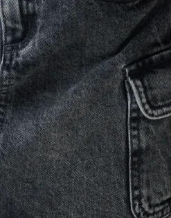 Cargo Denim Rok Donkergrijs