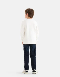 Cargo Jeans Blauw/Zwart