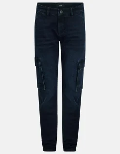 Cargo Jeans Blauw/Zwart