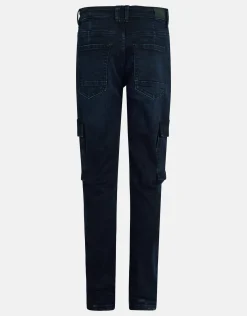 Cargo Jeans Blauw/Zwart
