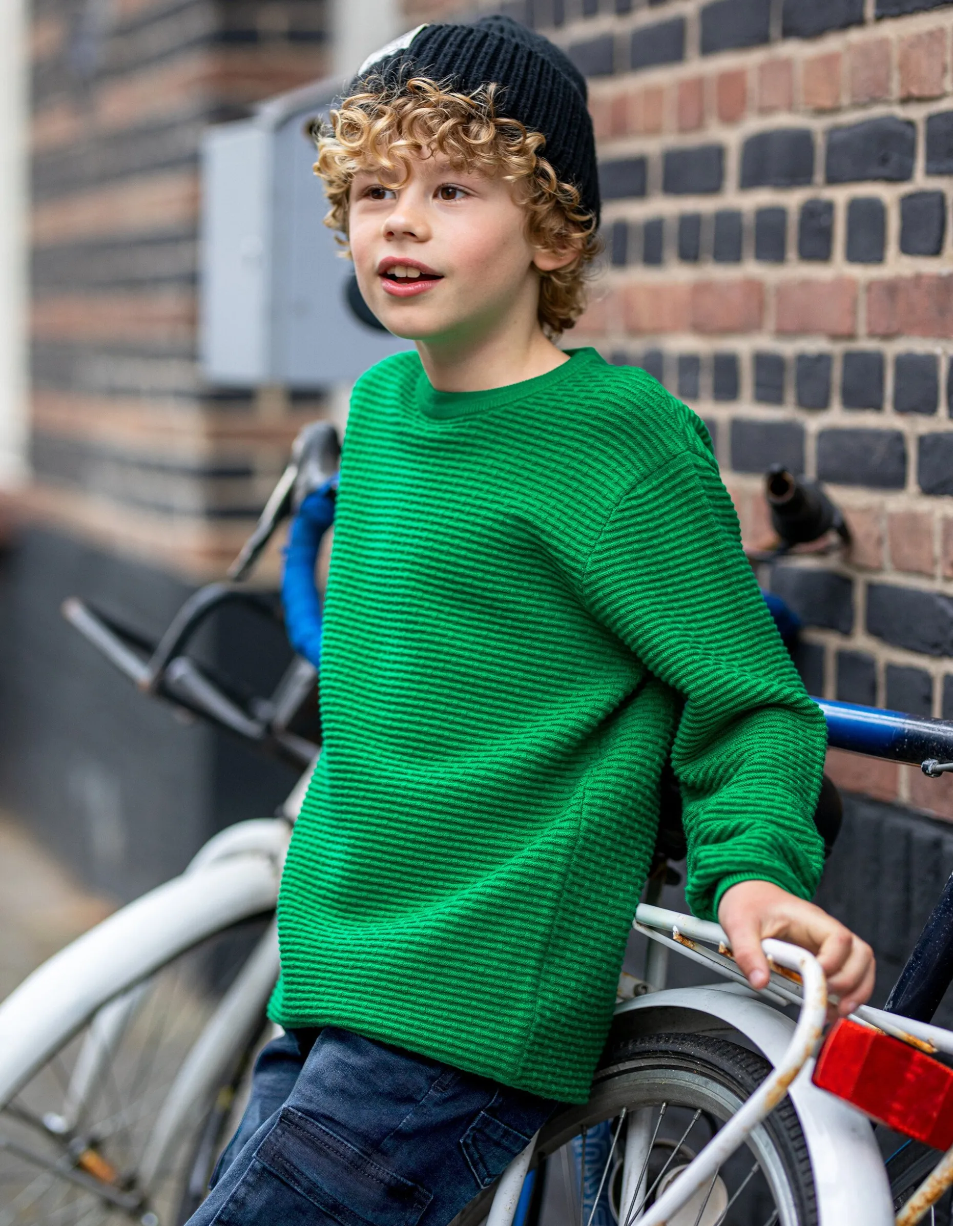 Cargo Jeans Blauw/Zwart