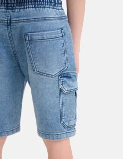 Cargo Jog Denim Short Mediumstone