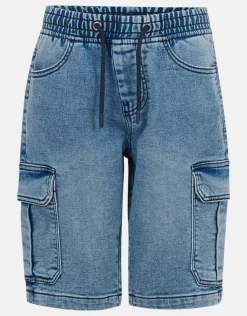 Cargo Jog Denim Short Mediumstone