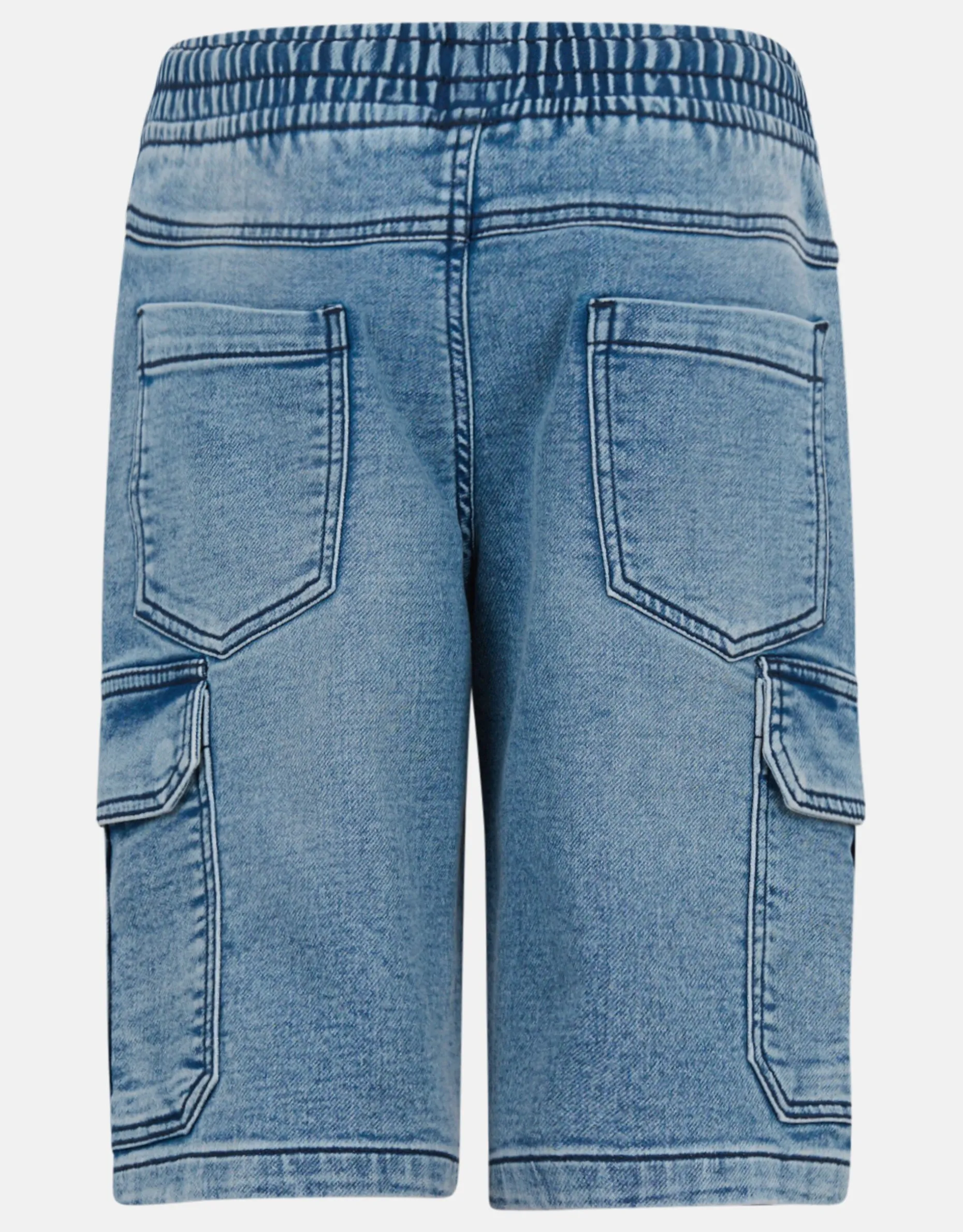 Cargo Jog Denim Short Mediumstone