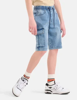 Cargo Jog Denim Short Mediumstone