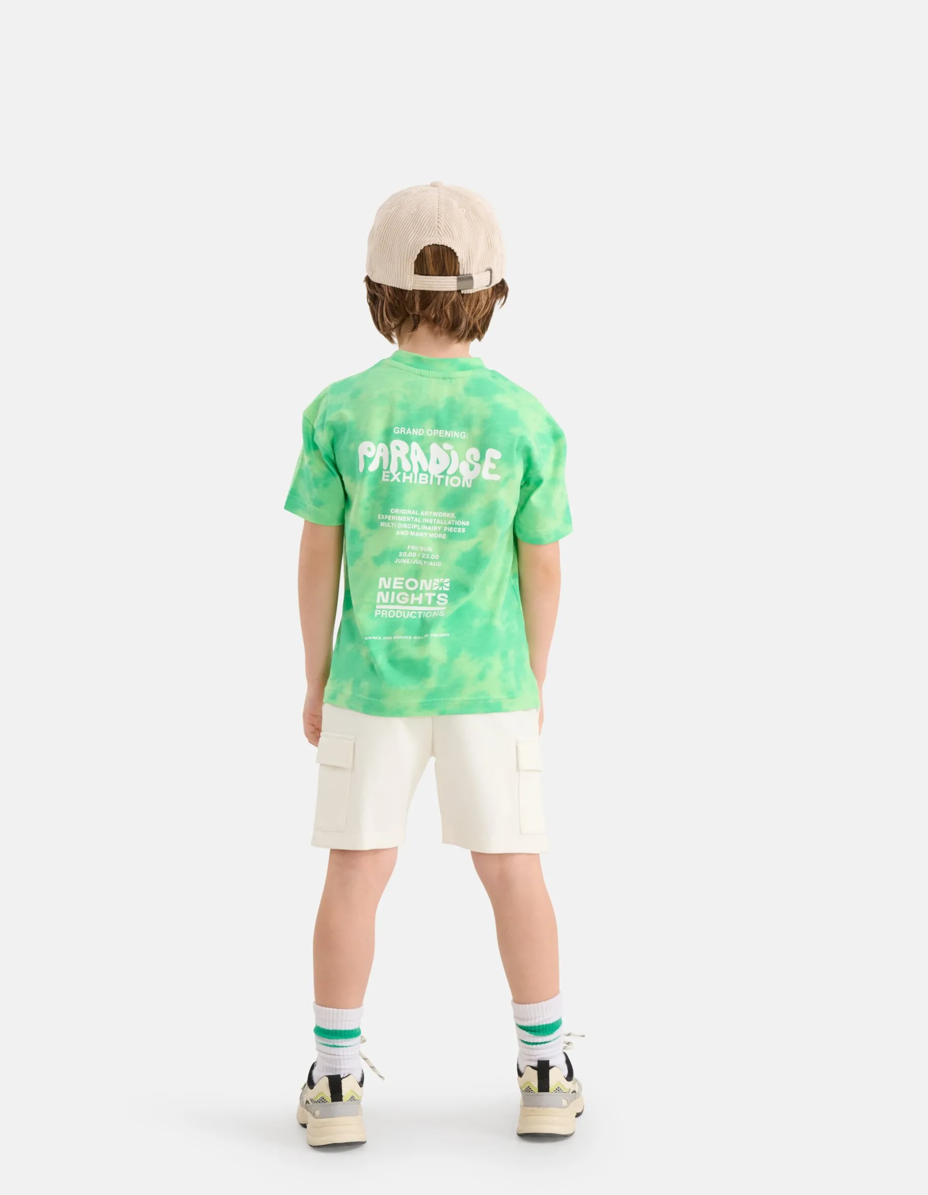 Cargo Jog Short Gebroken Wit