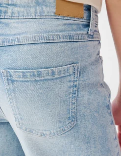 Cargo Straight Fit Jeans Bleached