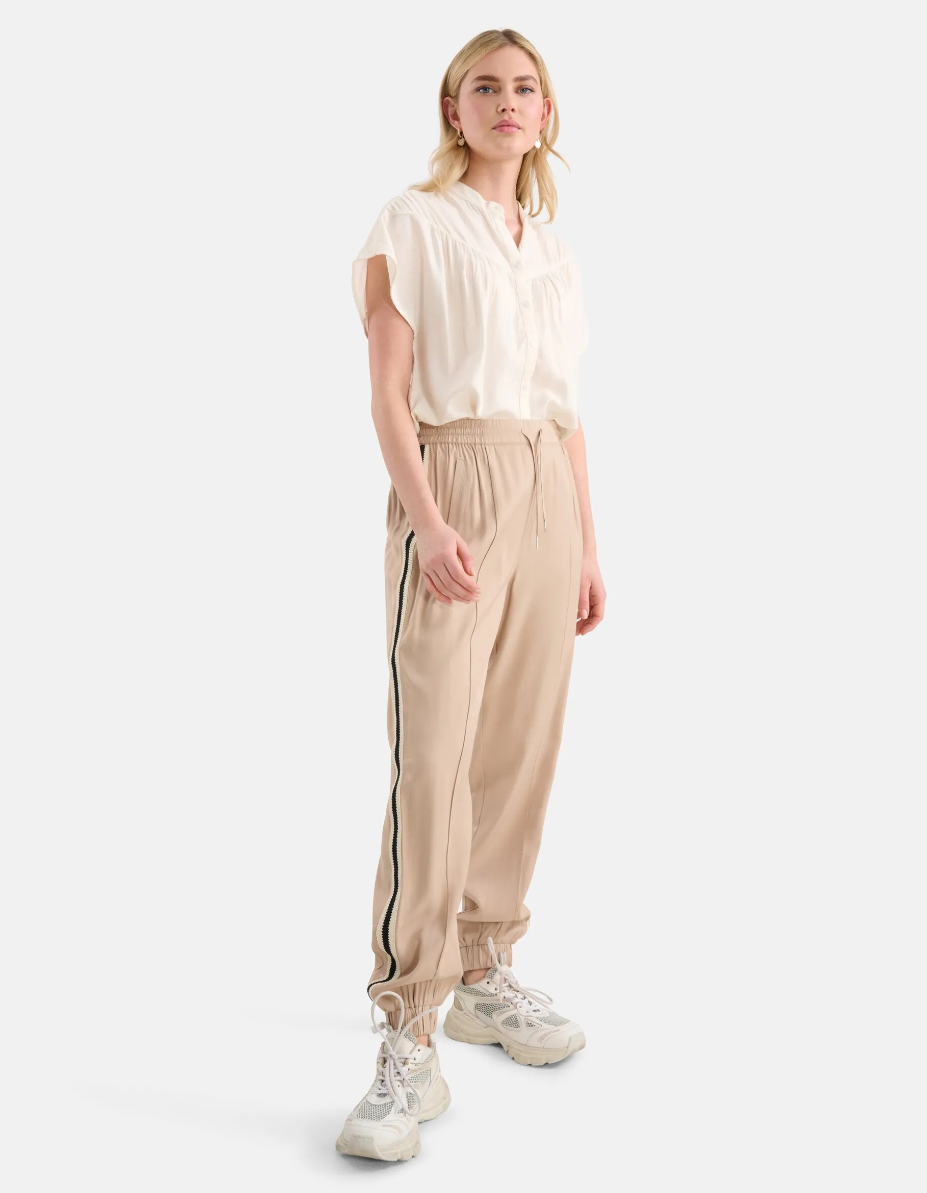 Cargo Tape Broek Zand