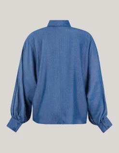 Chambray Blouse Blauw
