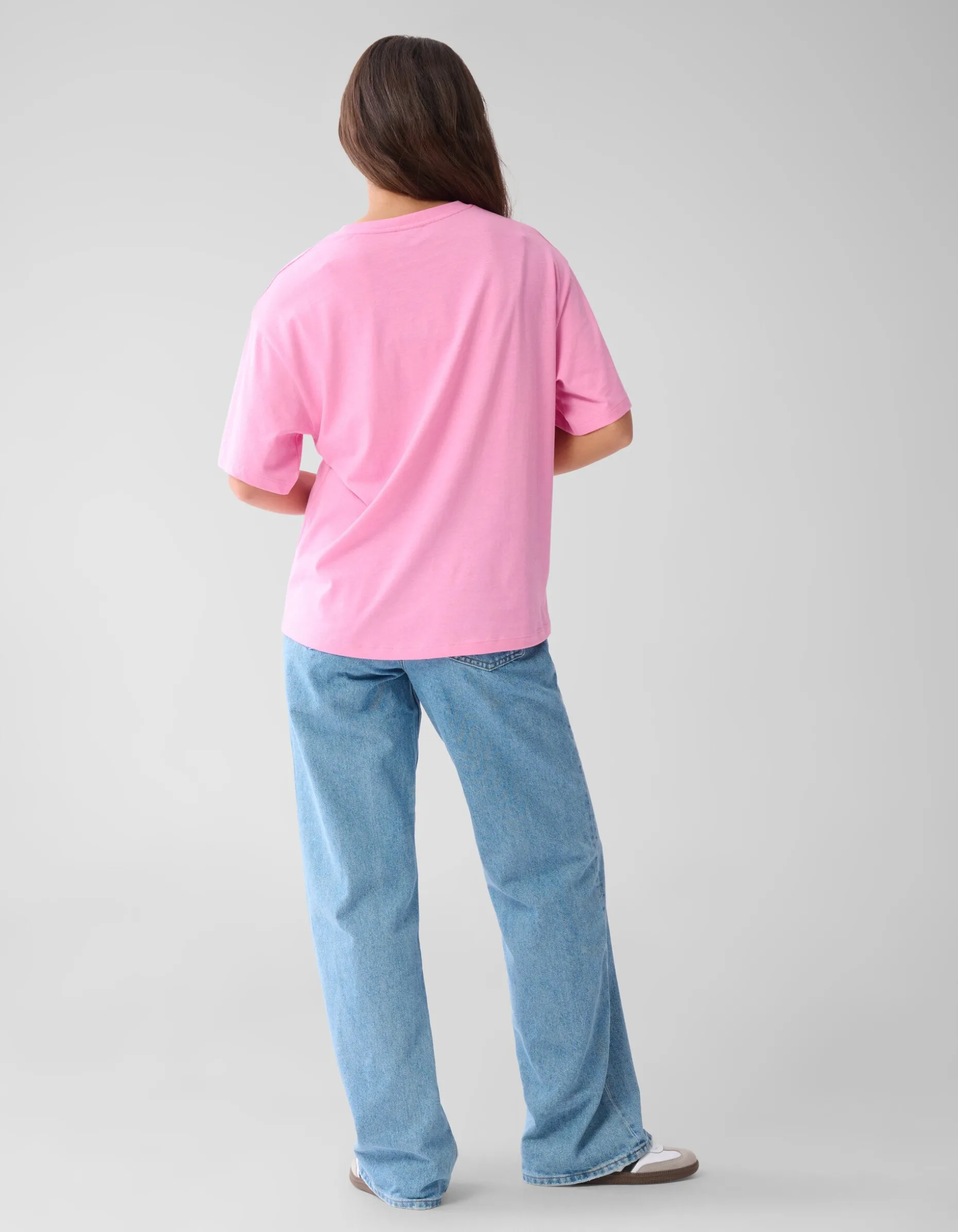 Cherry Artwork T-shirt Roze