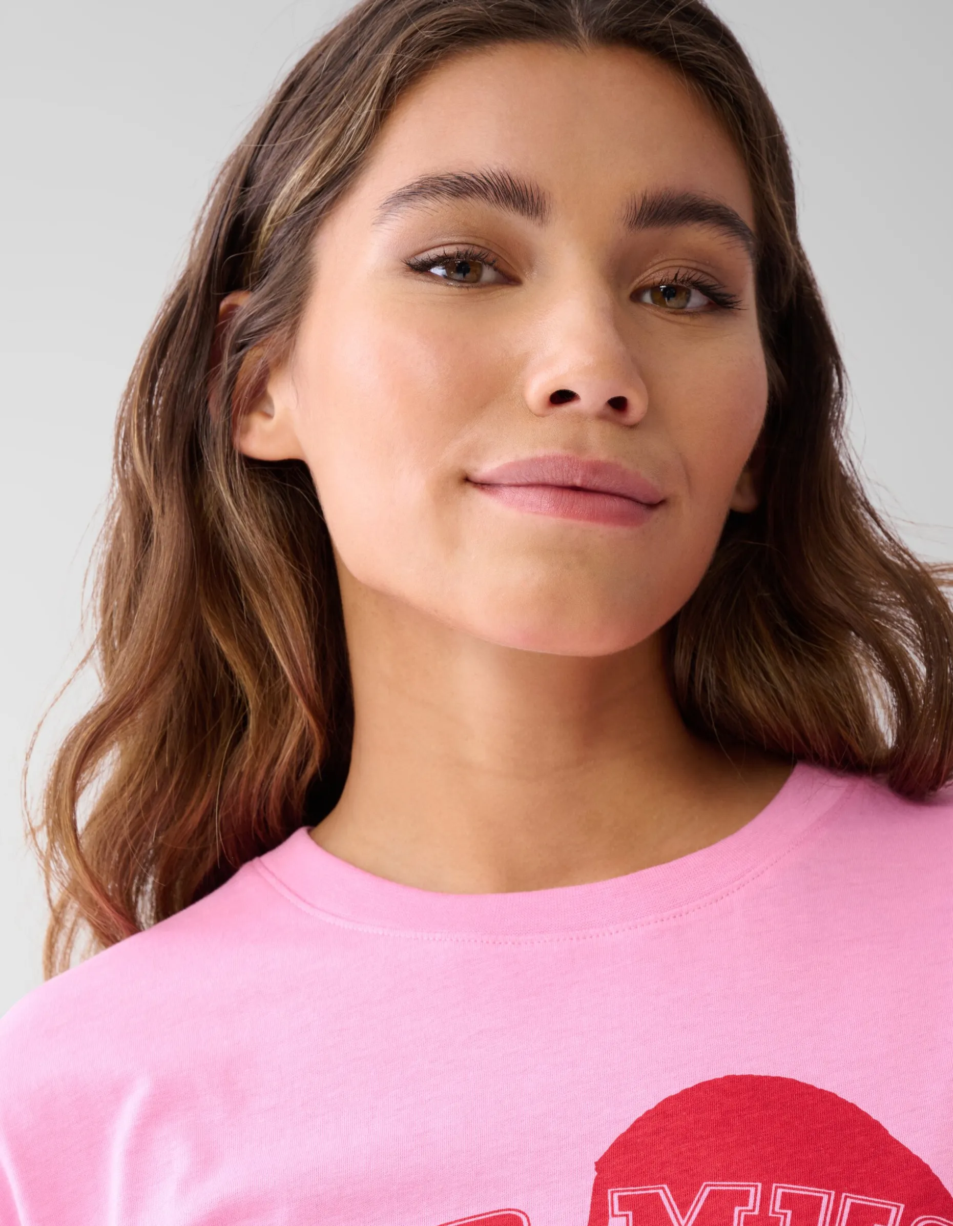 Cherry Artwork T-shirt Roze