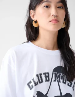 Cherry Artwork T-shirt Wit