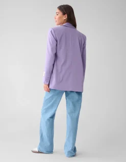 City Label Blazer Paars