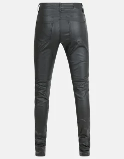 Coated Broek Zwart