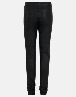 Coated Tregging Zwart