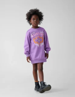 Cosmic Sweater Jurk Paars