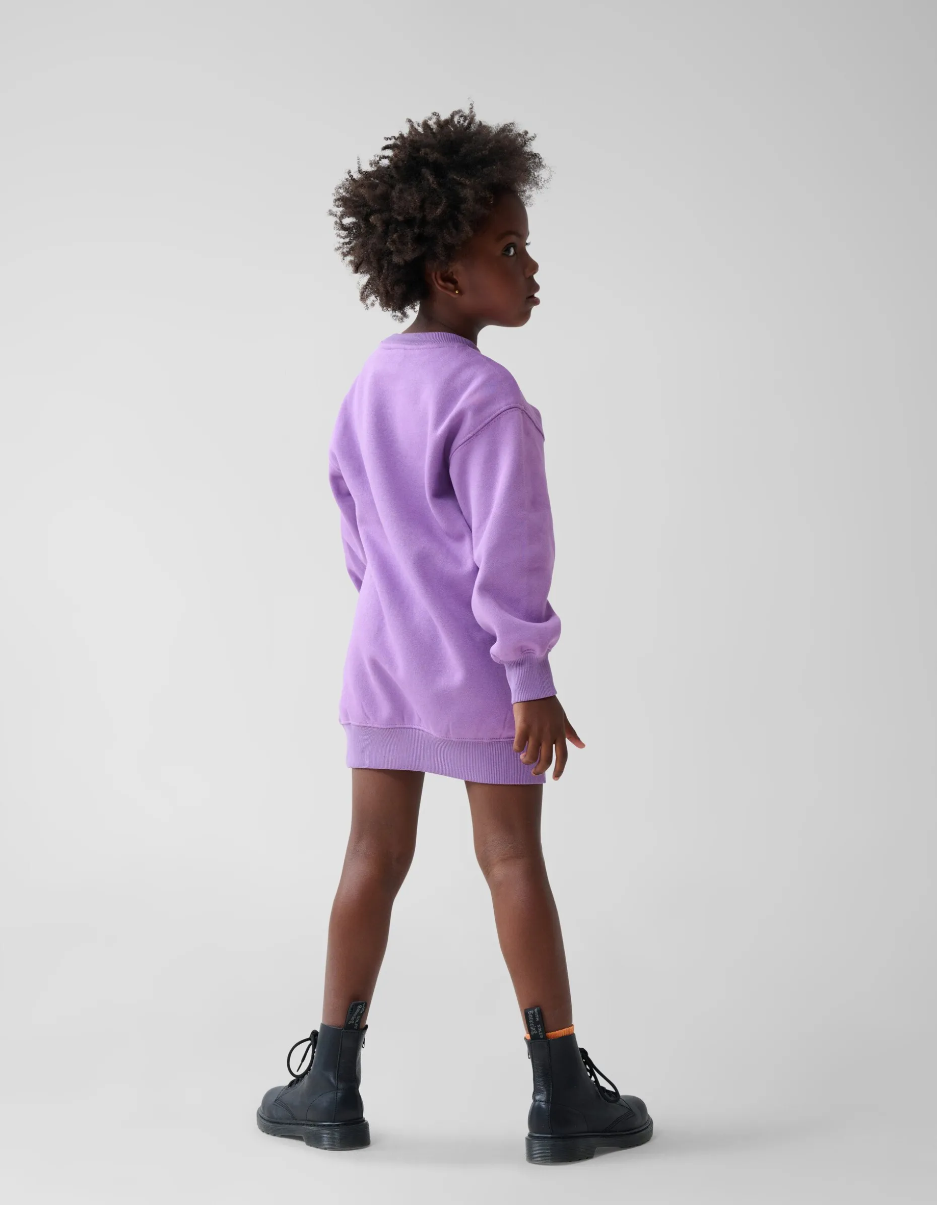 Cosmic Sweater Jurk Paars