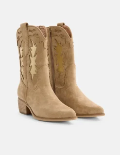 Cowboylaarzen Beige