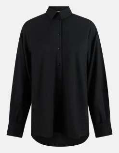 Crinkle Blouse Zwart