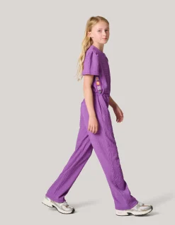 Crochet Jumpsuit Donkerpaars