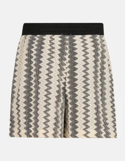 Crochet Short Zwart