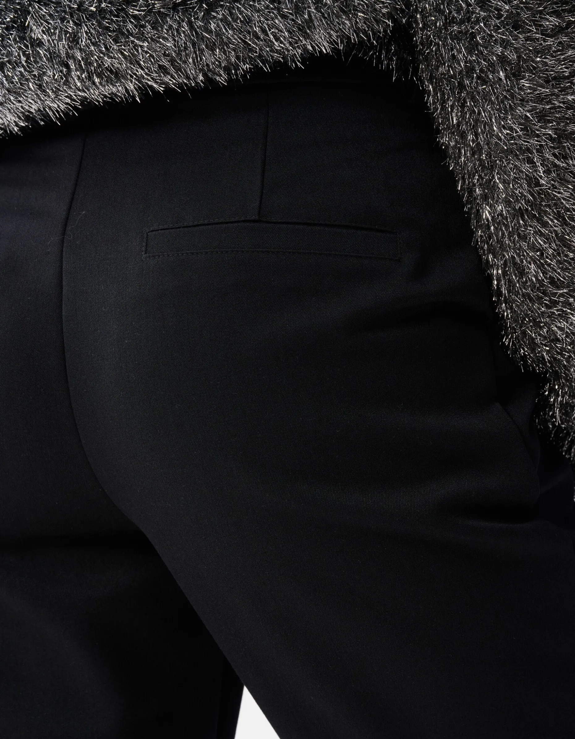 Cropped Pantalon Zwart