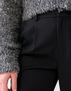 Cropped Pantalon Zwart