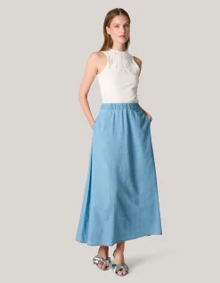 Denim Maxi Rok