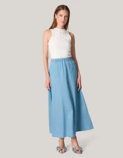 Denim Maxi Rok