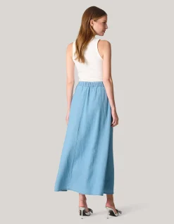 Denim Maxi Rok