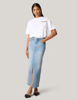 Denim Midi Rok