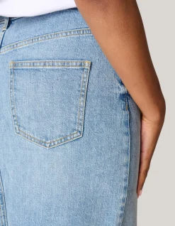 Denim Midi Rok