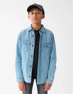 Denim Overhemd Blauw