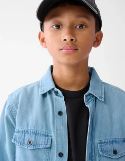 Denim Overhemd Blauw