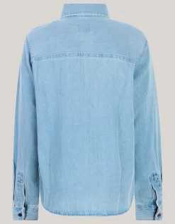 Denim Overhemd Blauw