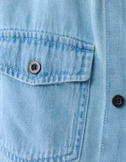 Denim Overhemd Blauw