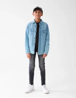 Denim Overhemd Blauw