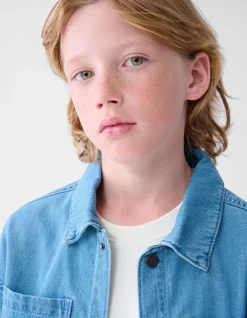 Denim Overhemd Blauw