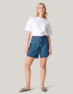 Denim Short Donkerblauw