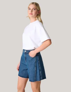 Denim Short Donkerblauw
