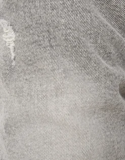 Denim Short Lichtgrijs