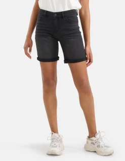 Denim Short Zwart
