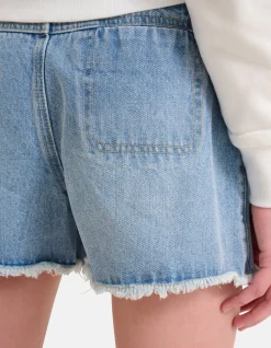 Denim Wrap Skort