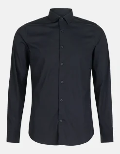 Diagonaal Overhemd Zwart