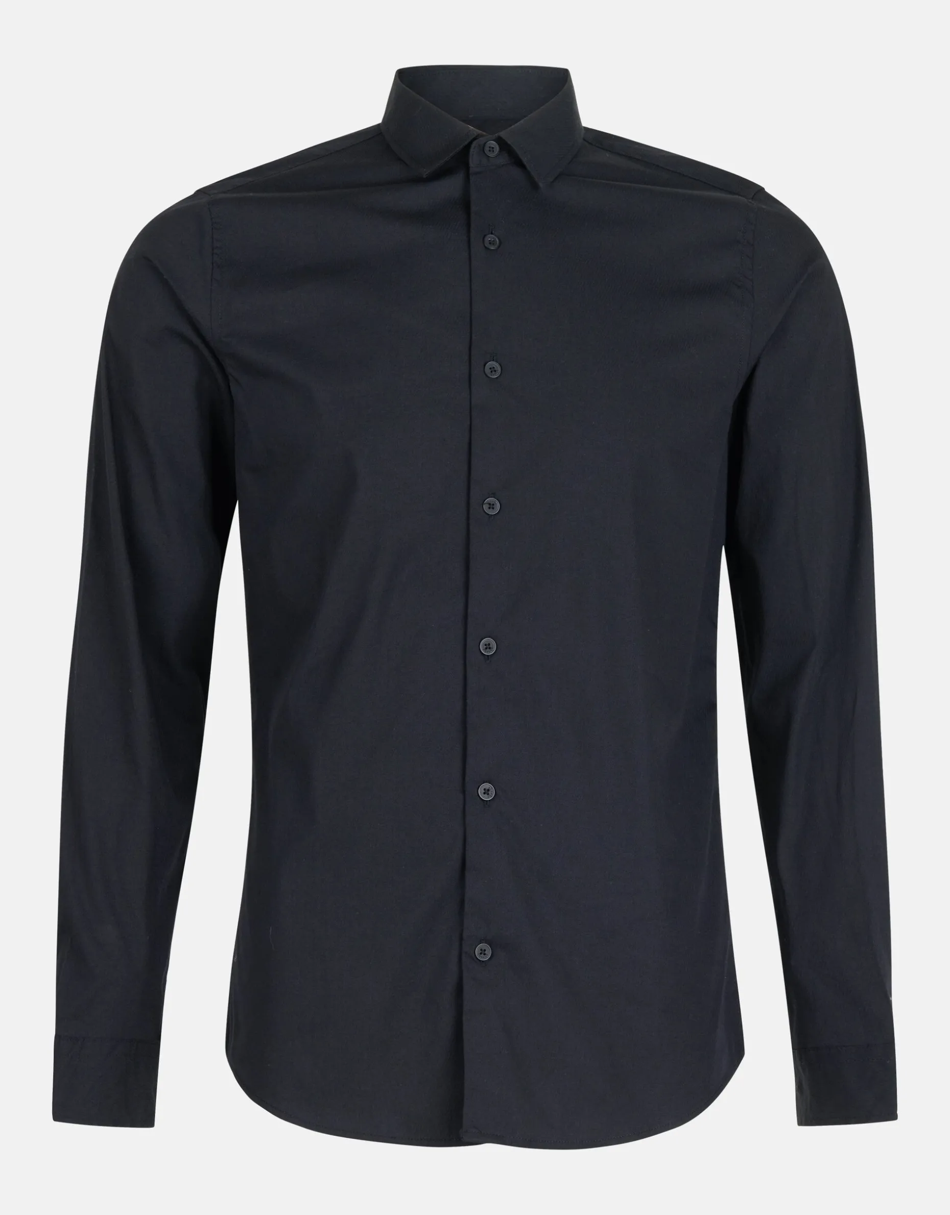 Diagonaal Overhemd Zwart